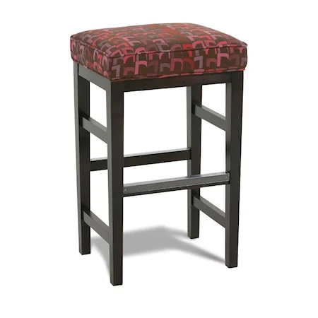 Henley Bar Height Stool with Upholstered Seat